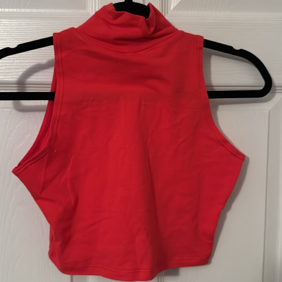 U.S.A. Crop Top Size L Color Orange - Picture 3 of 8